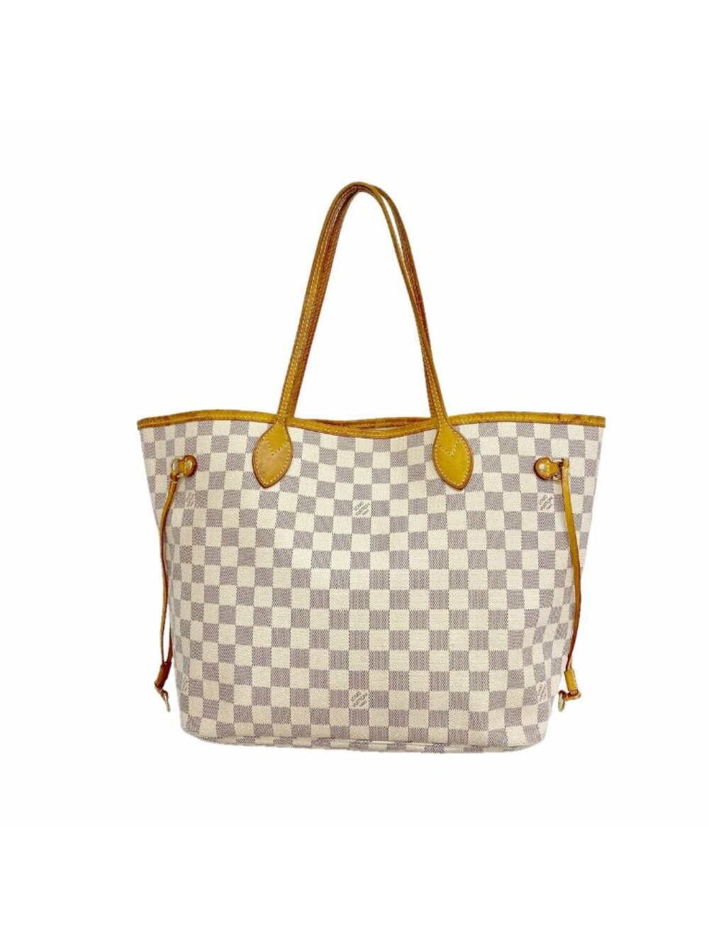 Louis Vuitton Tote Bag Damier Azur Neverfull MM White